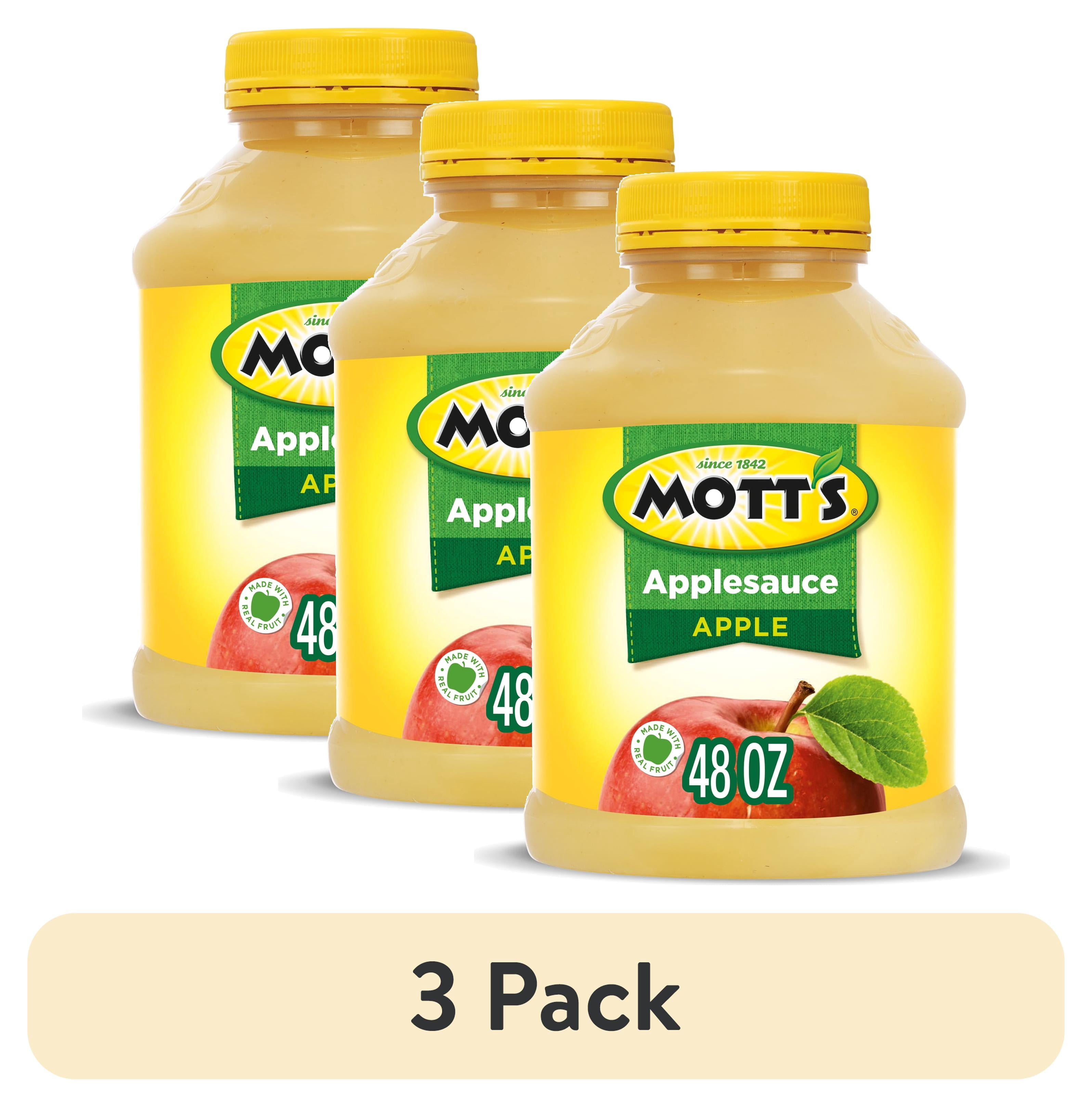 (3 pack) Mott's Applesauce, 48 Ounce Jar