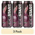 thumbnail image 1 of (3 pack) Mountain Dew Kickstart Energizing Juice Beverage, Black Cherry, 16 fl oz, 1 Count, 1 of 6
