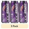 thumbnail image 1 of (3 pack) Mountain Dew Kickstart Grape Energizing Juice 16 fl oz Can, 1 of 5