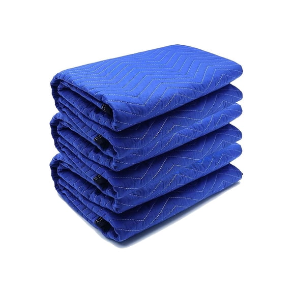 3-pack Moving Blankets 40x72 Inch Heavy Duty Extra Thick Furniture Protection Supplies