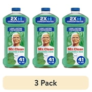 3 pack Mr. Clean 2X Concentrated Multi Surface, All Purpose Cleaner, Febreze Meadows & Rain Scent, 41 fl oz