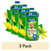 (3 pack) Mr. Clean 2X Concentrated Multi Surface, All Purpose Cleaner with Gain Scent, All Purpose Cleaner, 41 fl oz