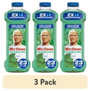 (3 pack) Mr. Clean 2X Concentrated Multi Surface Cleaner with Febreze Meadows & Rain Scent, 23 fl oz