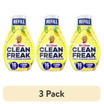 (3 pack) Mr. Clean Clean Freak All Purpose Cleaner Spray, Multi-Surface Cleaning, Lemon, Refill, 16 fl oz