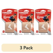 (3 pack) Mueller Typhoon Kinesiology Therapeutic Tape, Beige, 20 Precut I-Strips,