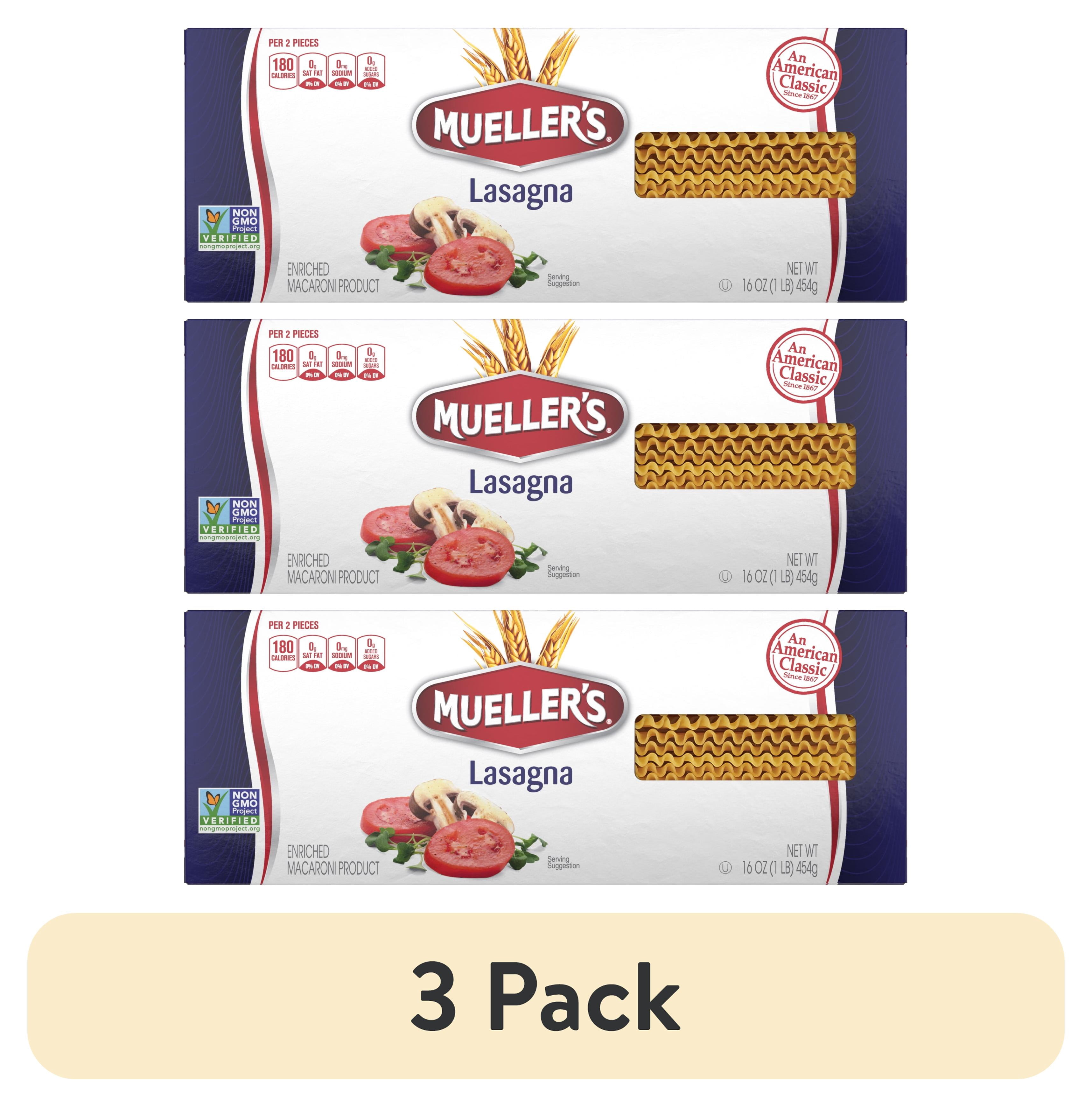 【6枚セットCD】 Werner Muller Mueller' Lasagna Pasta 16oz - Pasta bins for grocery retail