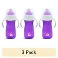 thumbnail image 1 of (3 pack) Munchkin® Gentle™ Transition Sippy Cup with Trainer Handles, 10 oz, Purple, Unisex, 1 of 11
