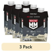 (3 pack) Muscle Milk Pro Advanced Nutrition Protein Shake, Intense Vanilla, 11 fl oz Carton, 4 Pk