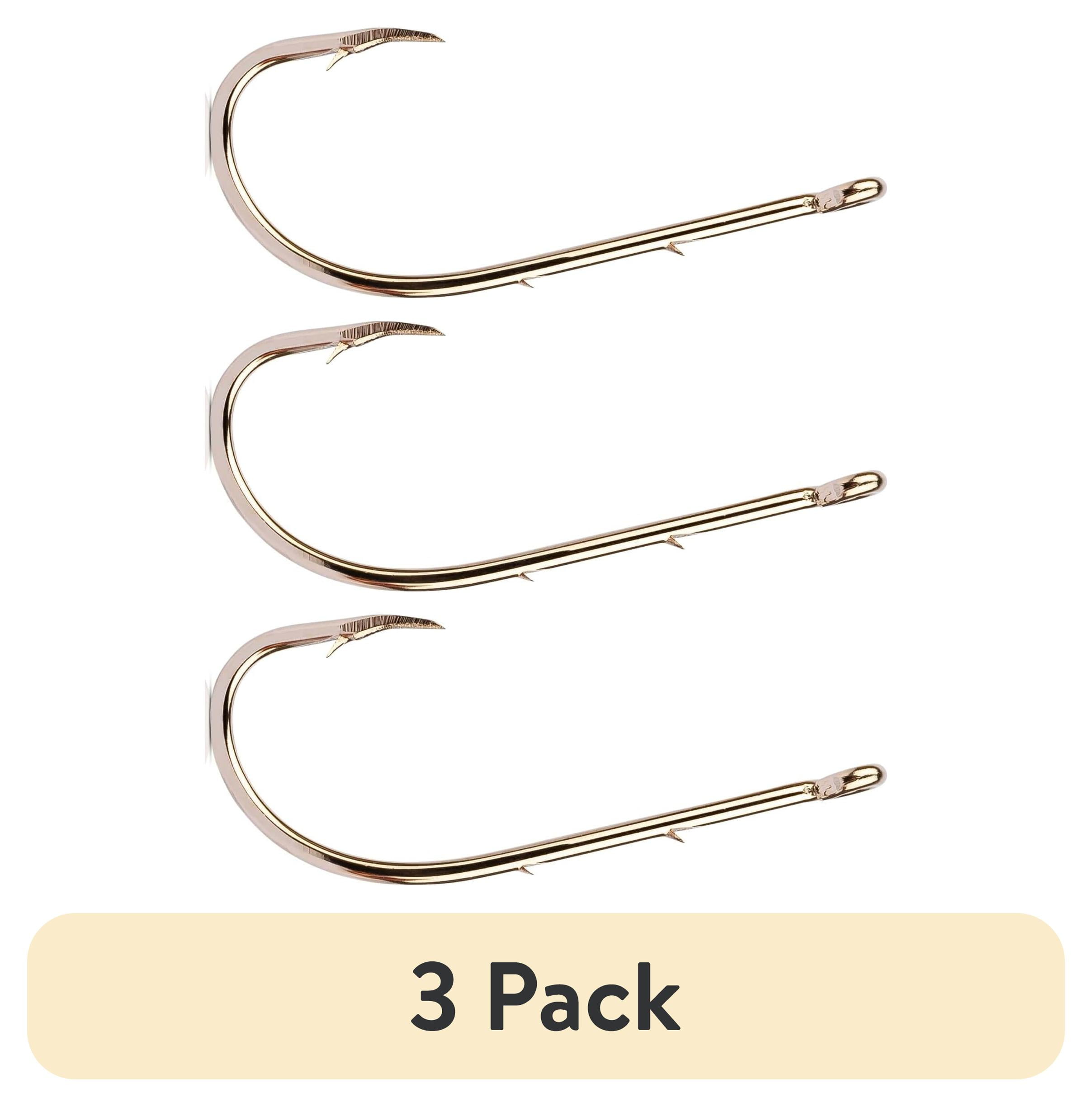 (3 pack) Mustad 92663-1-26 Sliced Shank Hook Nickel Size 1 10 PK Fishing Hook