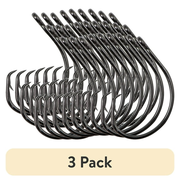 (3 pack) Mustad Demon Perfect Circle Hook (Black Nickel) - 4/0 10pc