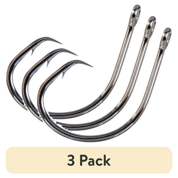 (3 pack) Mustad Demon Perfect Circle Hook (Black Nickel) - 5/0 10pc