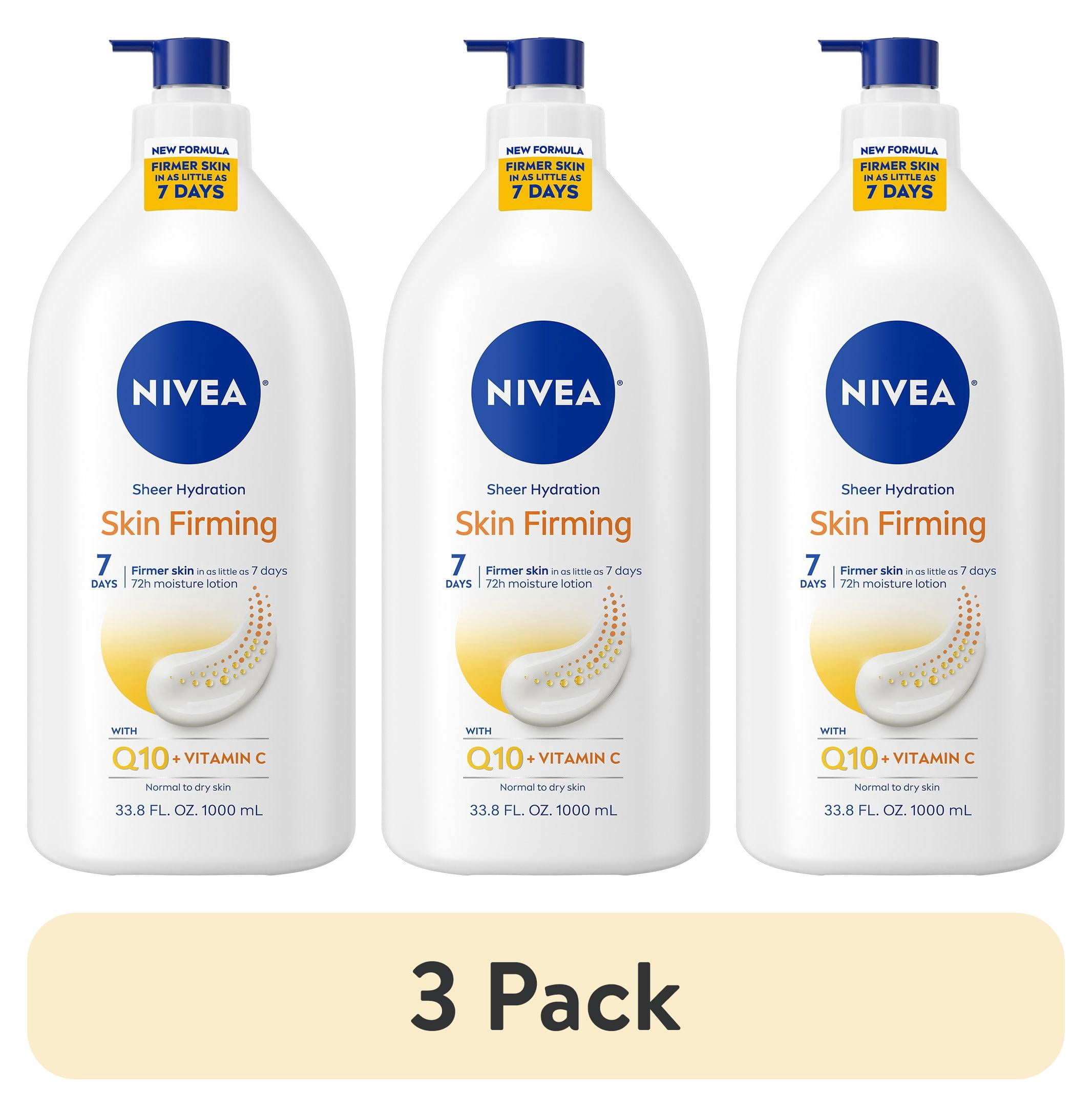 skin firming lotion q10 and l-carnitine serum 2 pack) NIVEA Sheer Hydration Body with Vitamin C, Value Size 33.8 fl oz lotion morning and night cjc-1295 ipamorelin injection site serving size:30 serves View:View Nutrition Facts