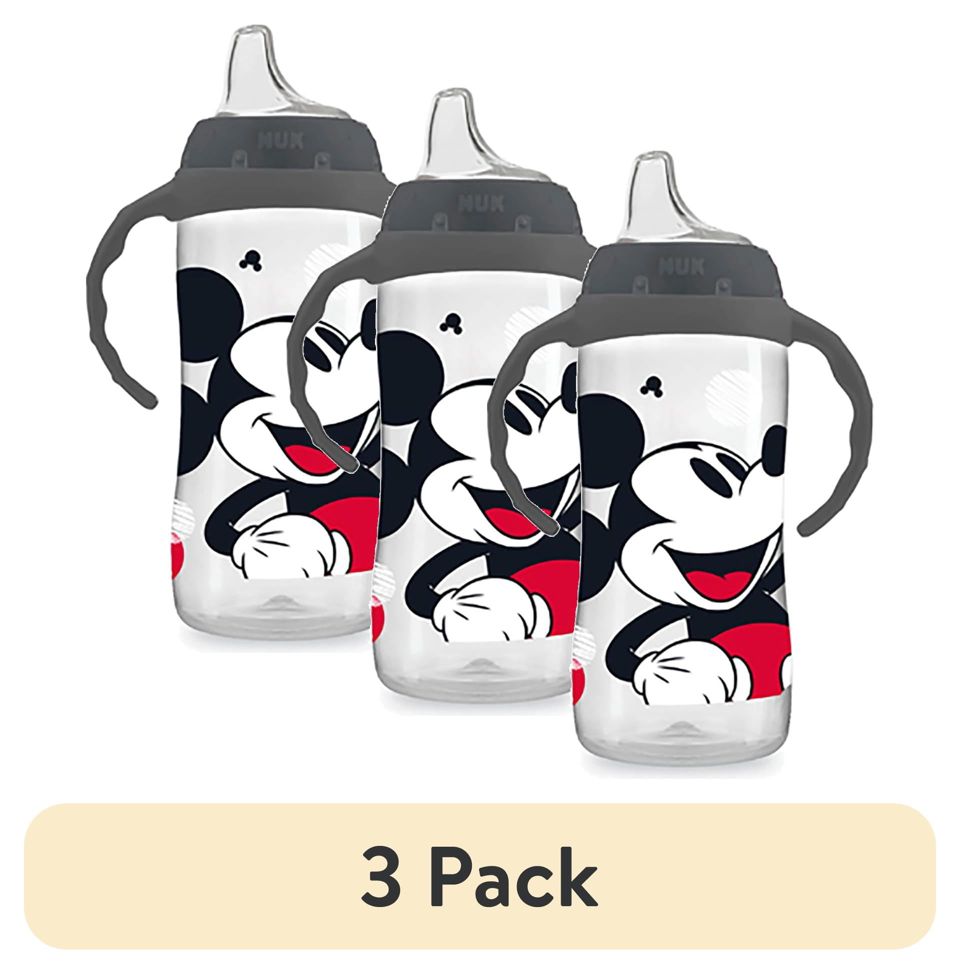 (3 pack) NUK First Choice Mickey Mouse Large Learner Cup, 10 oz, 1 Pack