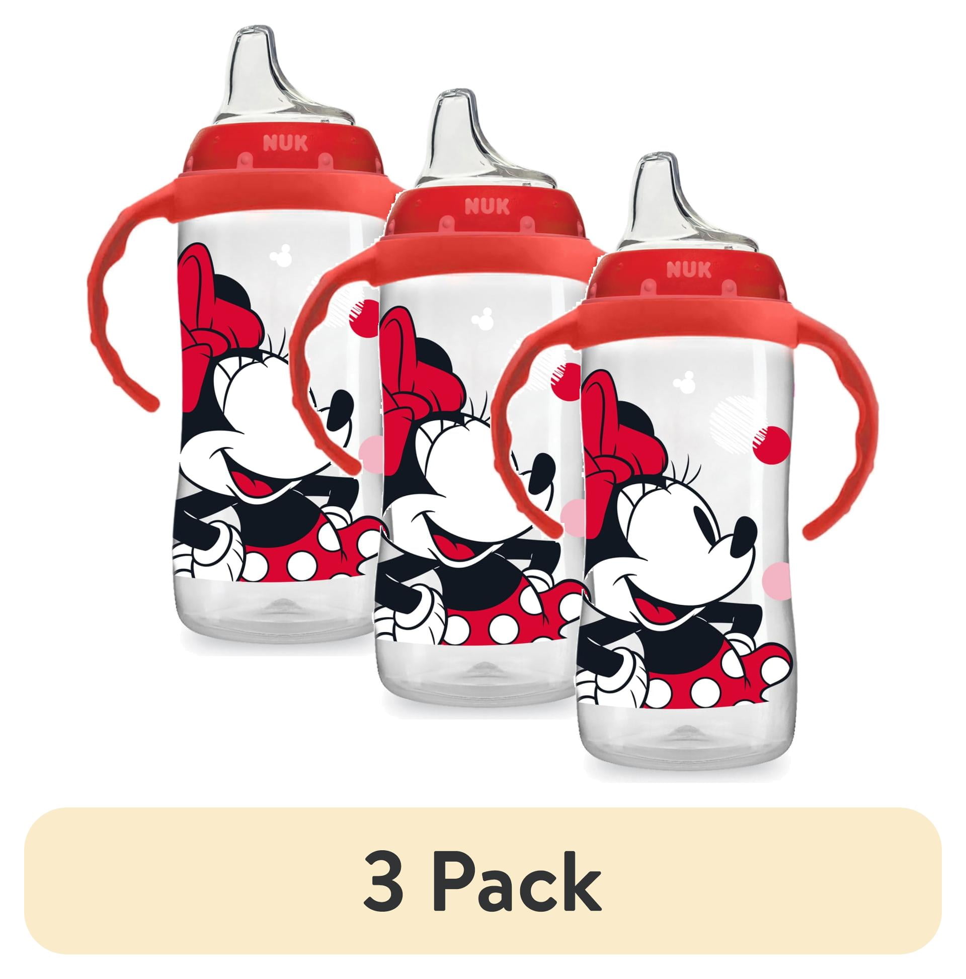 (3 pack) NUK First Choice Minnie Mouse Large Learner Cup, 10 oz, 1 Pack