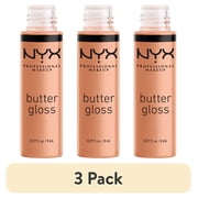 (3 pack) NYX Professional Makeup Butter Gloss, Fortune Cookie