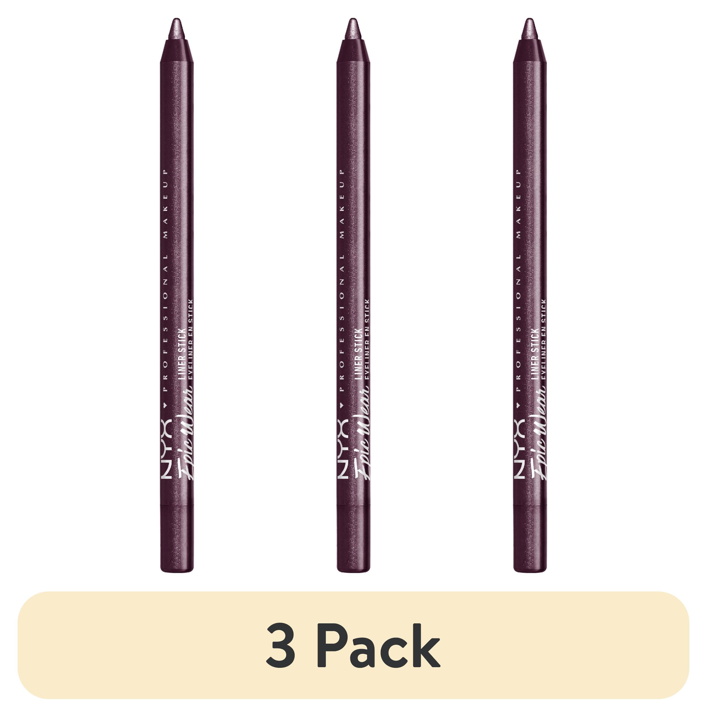 (3 pack) NYX Professional Makeup Epic Wear Liner Sticks, Long-Lasting Waterproof Eyeliner Pencil, Berry Goth, 1 Count
