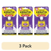 3 pack 3 pack Nail-Aid Keratin 3 Day Growth, Keratin Amino Acid Nail Treatment for Soft, Weak, Peeling & Chipping Nails, Vitamin B5 + Vitamin E, Ultra-Hard Glossy Finish, 0.55 FL oz