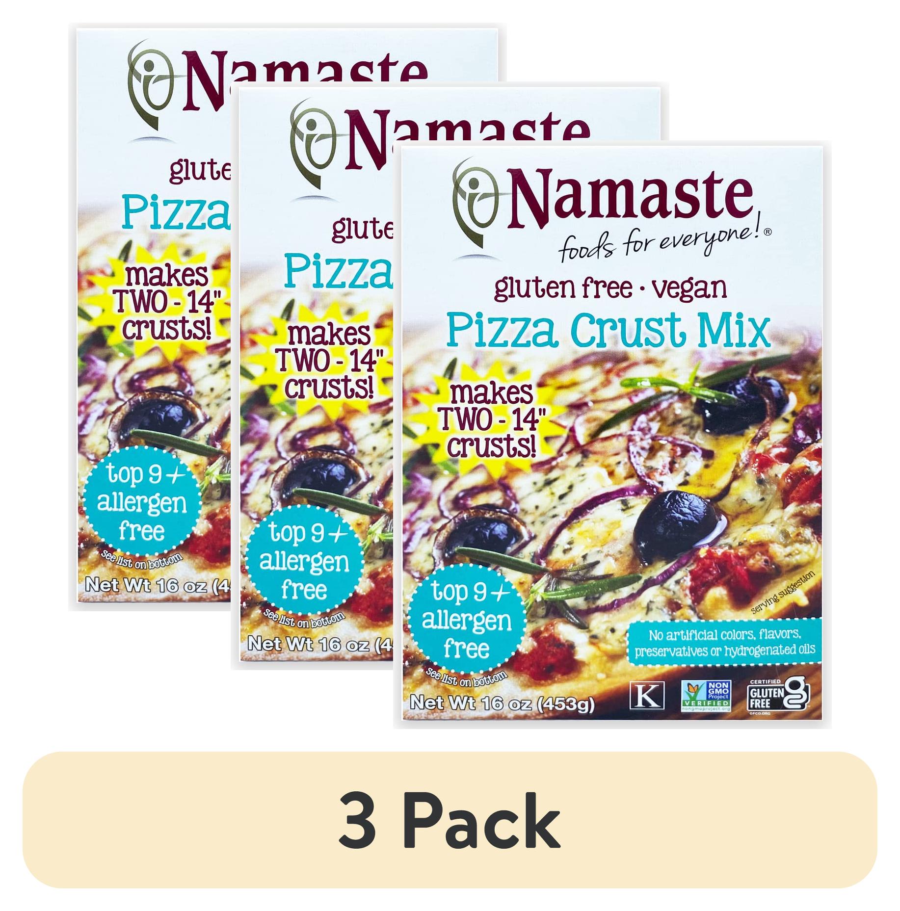 (3 pack) Namaste Foods Gluten Free Pizza Crust Mix 16oz Box