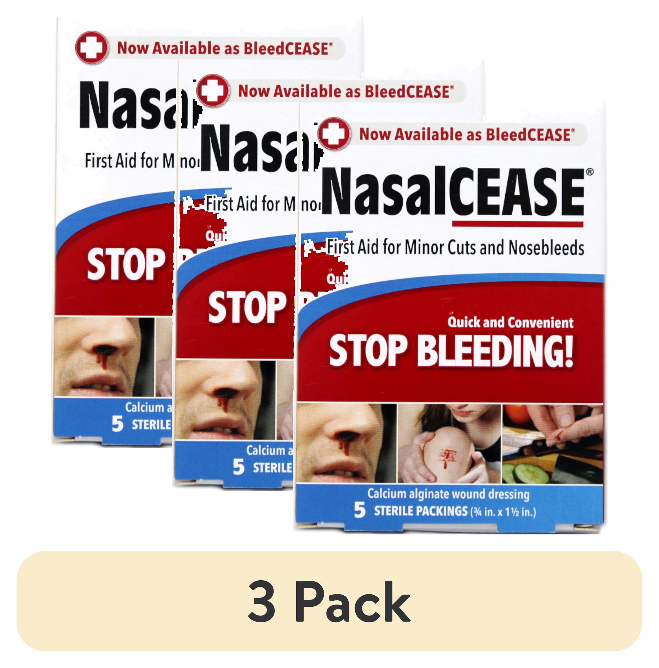 2 pack) NasalCEASE First Aid Calcium Alginate Wound Dressing for