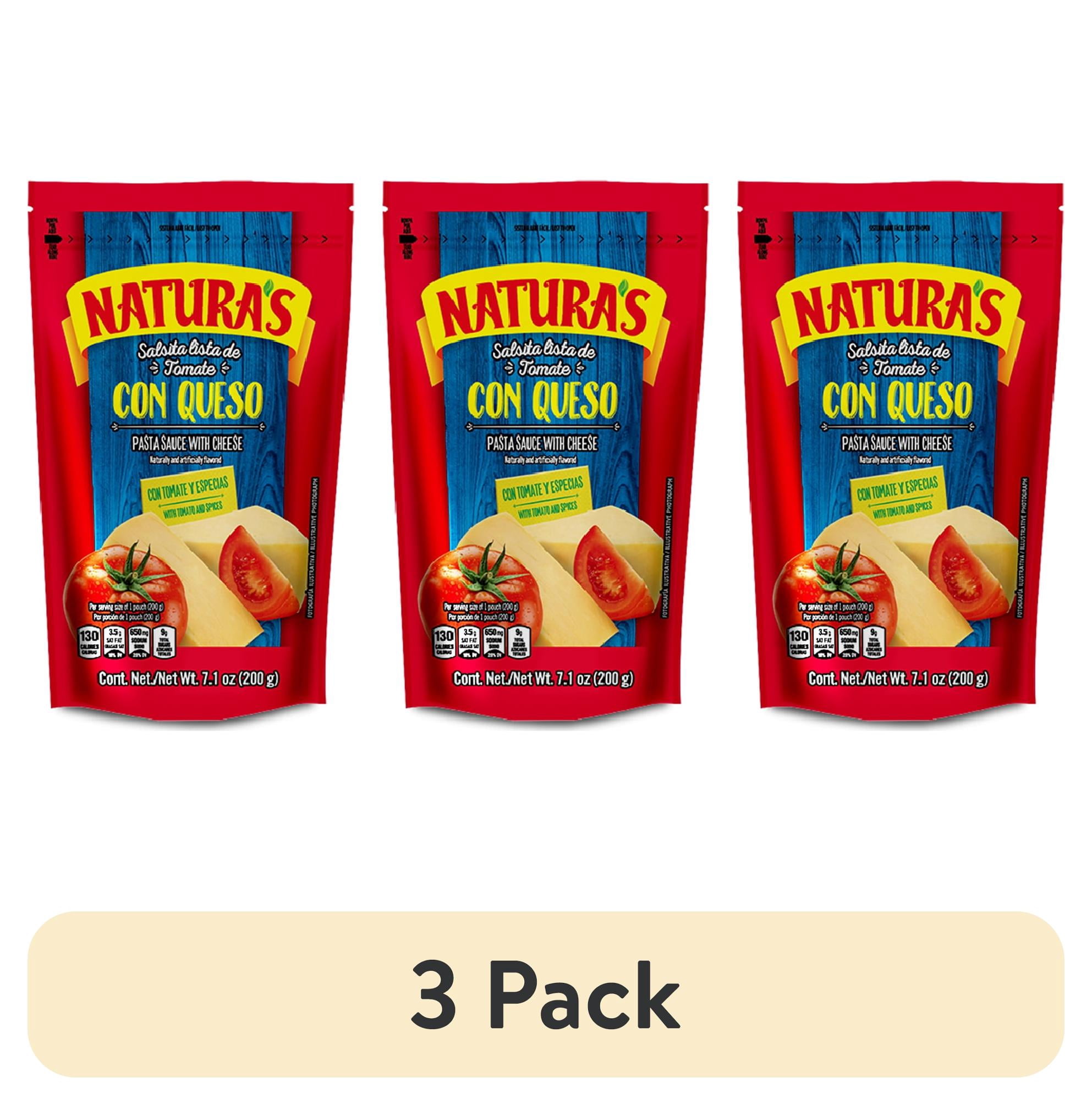 (3 pack) Natura's Tomato Sauce w/Cheese 24/7.1 oz