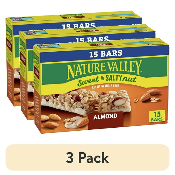 Nature Valley Sweet and Salty Nut Granola Bars, Cashew, 15 Bars, 18 oz