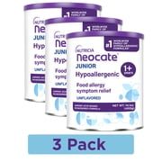 3 pack Neocate Junior Amino Acid-Based Formula without Prebiotics - Unflavored - 14.1 Oz Can