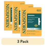 (3 pack) Neosporin Original First Aid Antibiotic Bacitracin Ointment, 1 oz