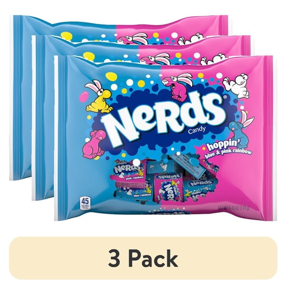 (3 pack) Nerds Easter Original Hoppin' Mini Boxes, Easter Candy, 6.15 oz
