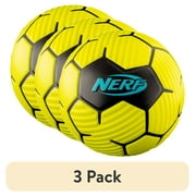 (3 pack) Nerf 5" Foam Soccer Ball - Soft Soccer Ball - Green- Multicolor - Nerf Soccer  - 1 Ball