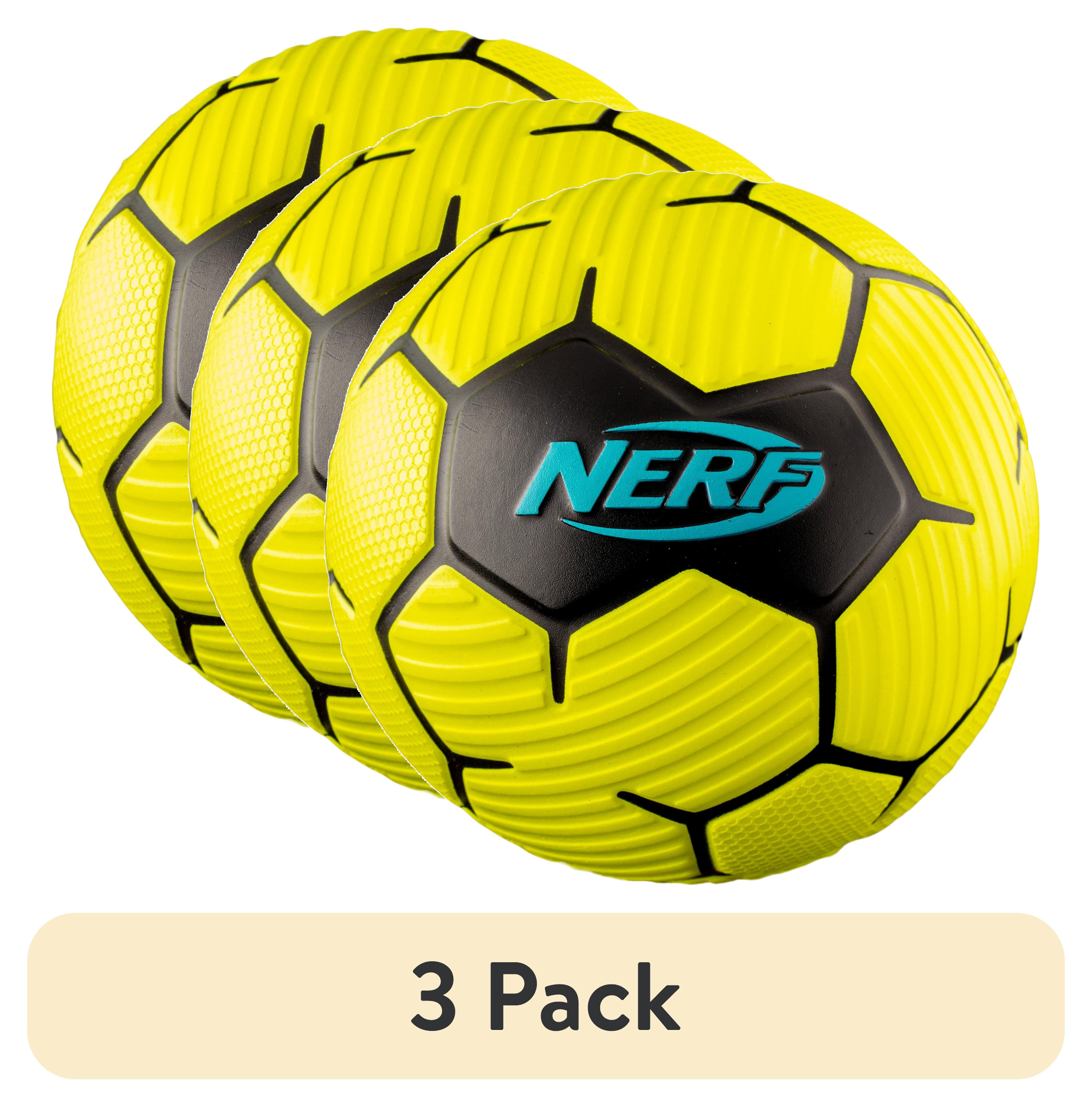 Franklin Sports 3 Pack Nerf 5 Inch Foam Soccer Ball Yellow