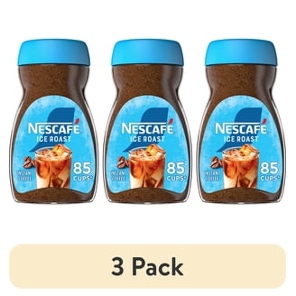 12 pack) NESCAFÉ Ice Roast, Instant Iced Coffee, 8 Packets