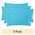 thumbnail image 1 of (3 pack) Nestl Pillow Sham Set of 2, Premium 1800 Series Double Brushed Bed Pillow Cases, Beach Blue, King 20" X 36", 1 of 6