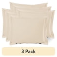 thumbnail image 1 of (3 pack) Nestl Pillow Sham Set of 2, Premium 1800 Series Double Brushed Bed Pillow Cases, Beige Cream, Standard 20" X 26", 1 of 6