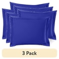 thumbnail image 1 of (3 pack) Nestl Pillow Sham Set of 2, Premium 1800 Series Double Brushed Bed Pillow Cases, Royal Blue, Standard 20" X 26", 1 of 6