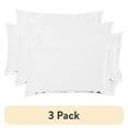 thumbnail image 1 of (3 pack) Nestl Pillow Sham Set of 2, Premium 1800 Series Double Brushed Bed Pillow Cases, White, King 20" X 36", 1 of 6