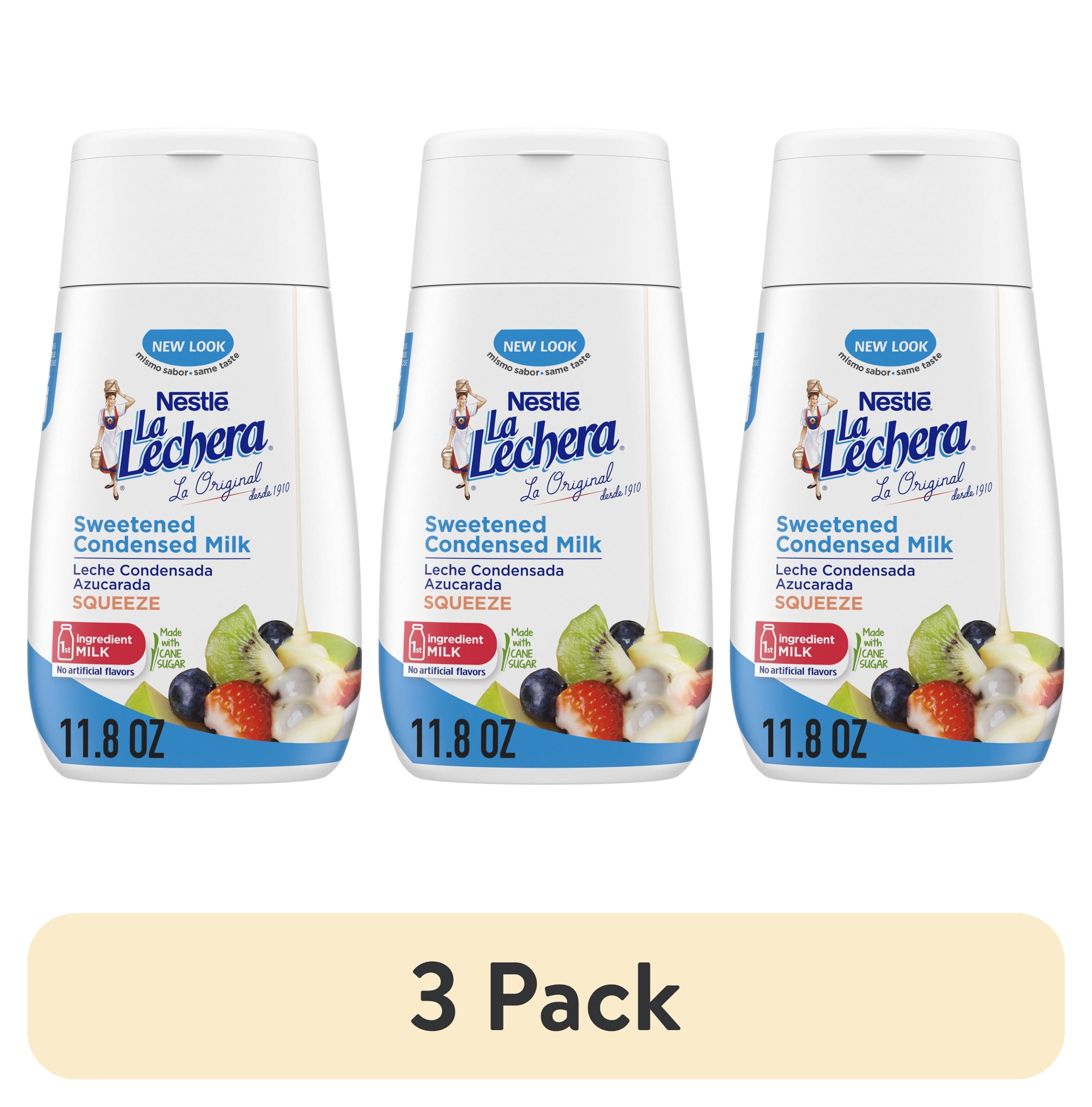 (3 pack) Nestle La Lechera Sweetened Condensed Milk, 11.8 oz Squeeze Bottle