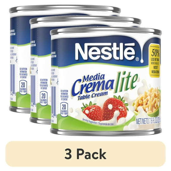 (3 pack) Nestle Media Crema Lite Cream