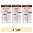 thumbnail image 1 of (3 pack) Neutrogena Pure & Free Baby Mineral Sunscreen Stick, SPF 50, 0.47 oz, 1 of 5