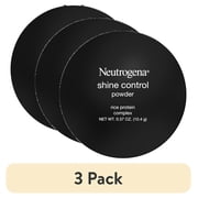 3 pack Neutrogena Shine Control Mattifying Face Powder, Invisible 10, 0.37 oz