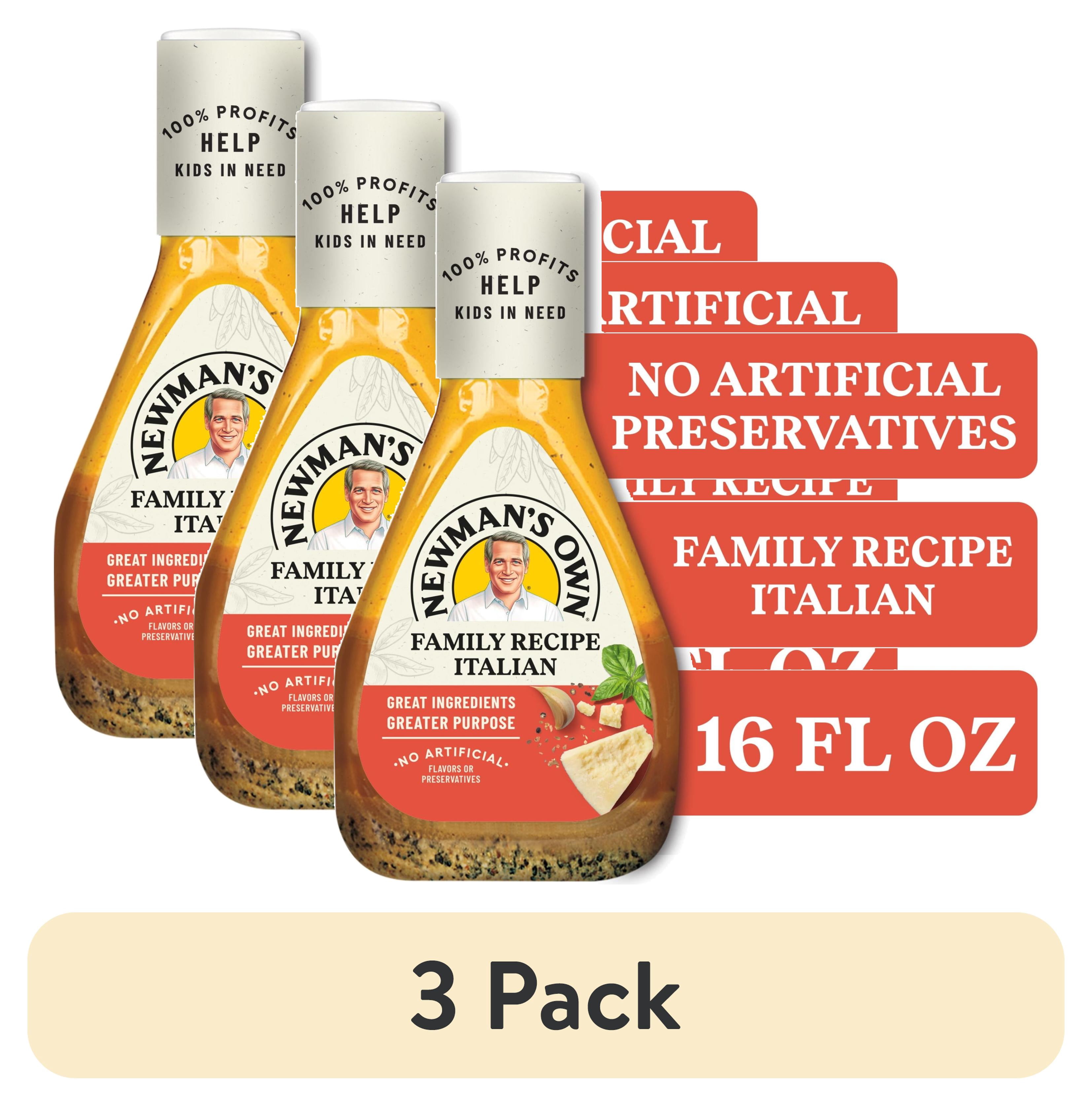 (3 pack) Newman's Own Family Recipe Italian Dressing