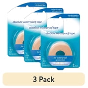 3 pack Nexcare Waterproof First Aid Tape, Hospital Grade, 1/Roll