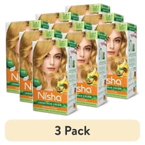 (3 pack) Nisha Creme Hair Color | Permanent Long Lasting Blonde Hair Dye Color Kit | Golden Blonde | 5.07 Oz (Pack Of 3)