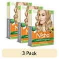 thumbnail image 1 of (3 pack) Nisha Creme Hair Color | Permanent Long Lasting Blonde Hair Dye Colour Kit | Ultra Blonde | Mini Box 50gm / 1.69 Oz, 1 of 10