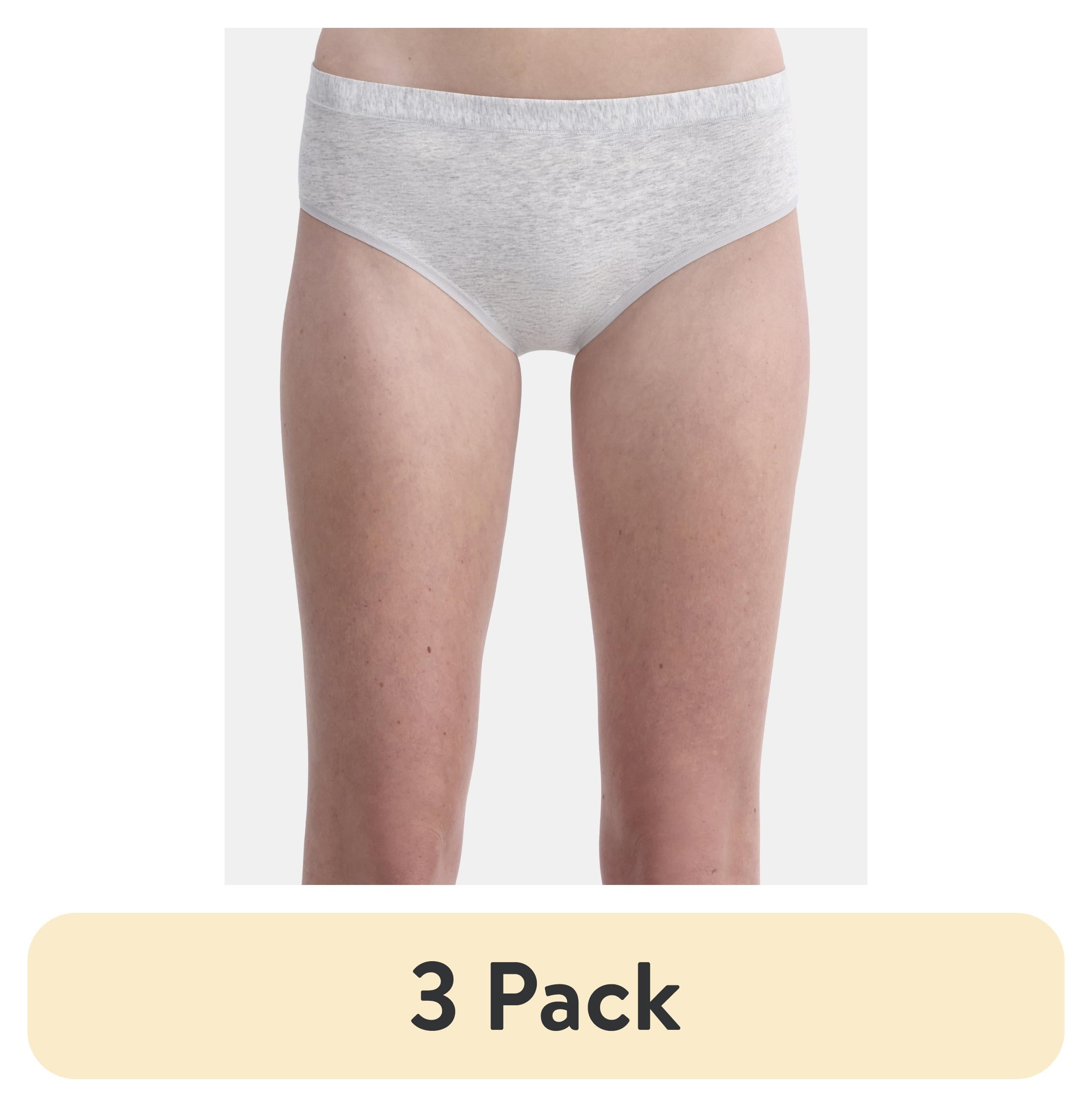 (1 pack) No Boundaries Cotton Hipster Panty, Women’s and Women’s Plus, Sizes XS-XXXL