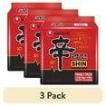 thumbnail image 1 of (3 pack) Nongshim Shin Ramyun Spicy Beef Ramen Noodle Soup Pack, 4.02oz X 4 Count, 1 of 12