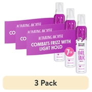 3 pack Not Your Mothers Curl Talk Curl Activating Hair Mousse for Lightweight Hold, 7 oz