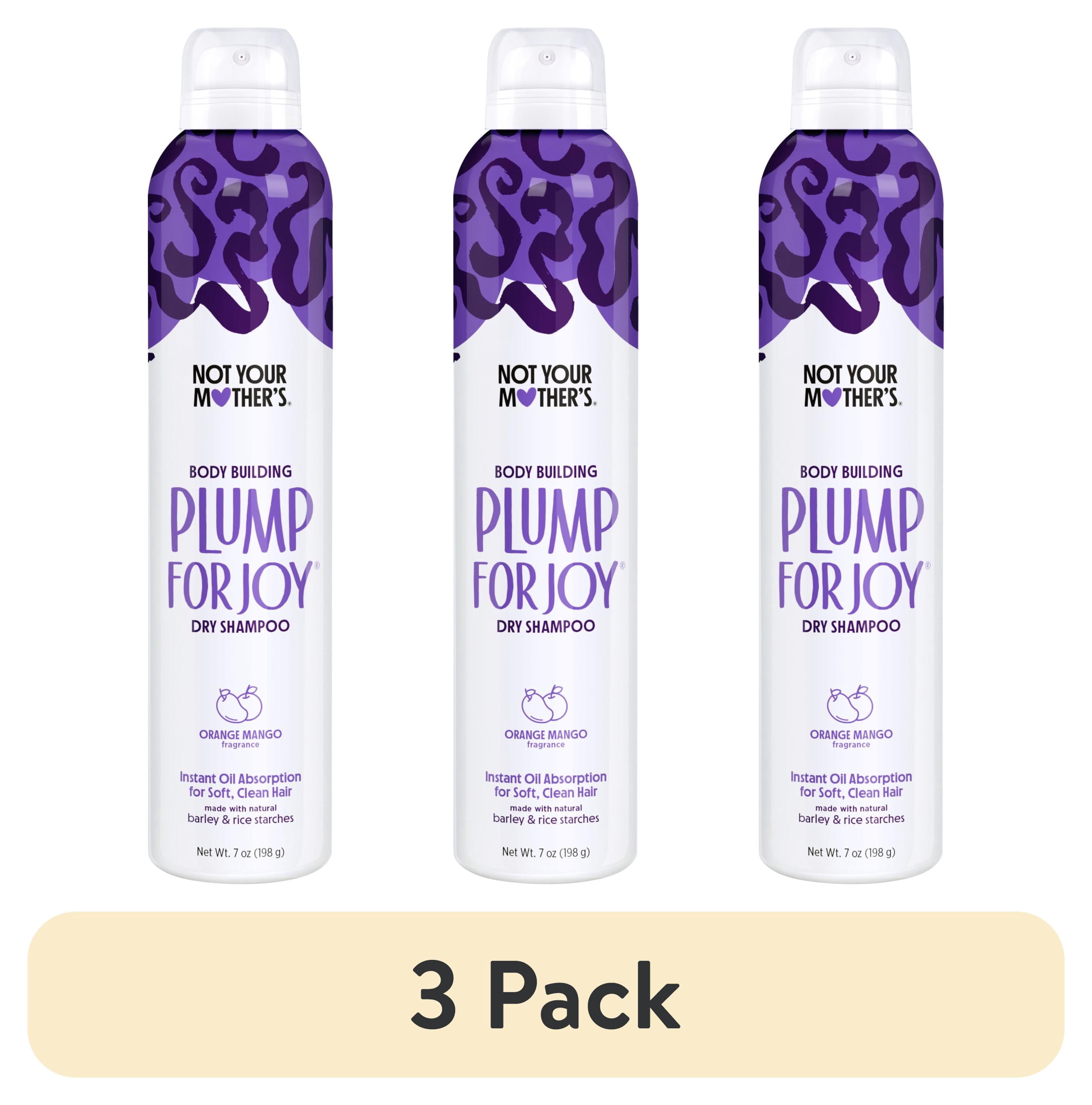 (3 pack) Not Your Mother's Plump for Joy Body Building Dry Shampoo, 7 oz