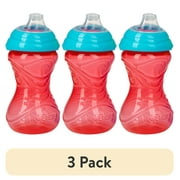 3 pack Nuby Clik-It Soft Spout Sippy Cup, 10 fl oz, 2 Count