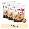 thumbnail image 1 of (3 pack) Nutella Biscuits Cookies Filled with Nutella Hazelnut Spread, Sweet Snack Pack, 9.7 oz, 1 of 17