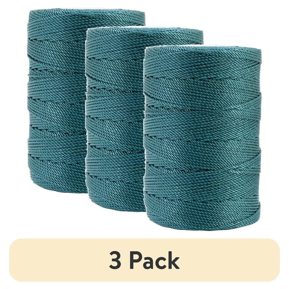 (3 pack) Nylon Thread Size 18-Teal